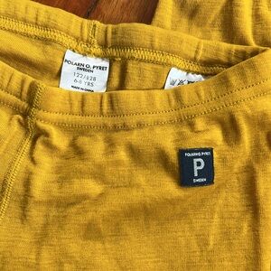 Polar O Pyret Mustard Merino Wool Pants - 6-8 YRS